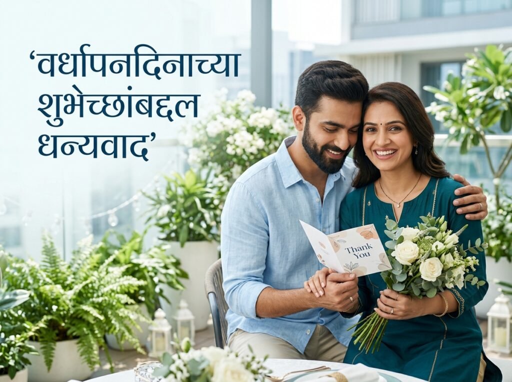 Anniversary Wishes Thanks Message in Marathi