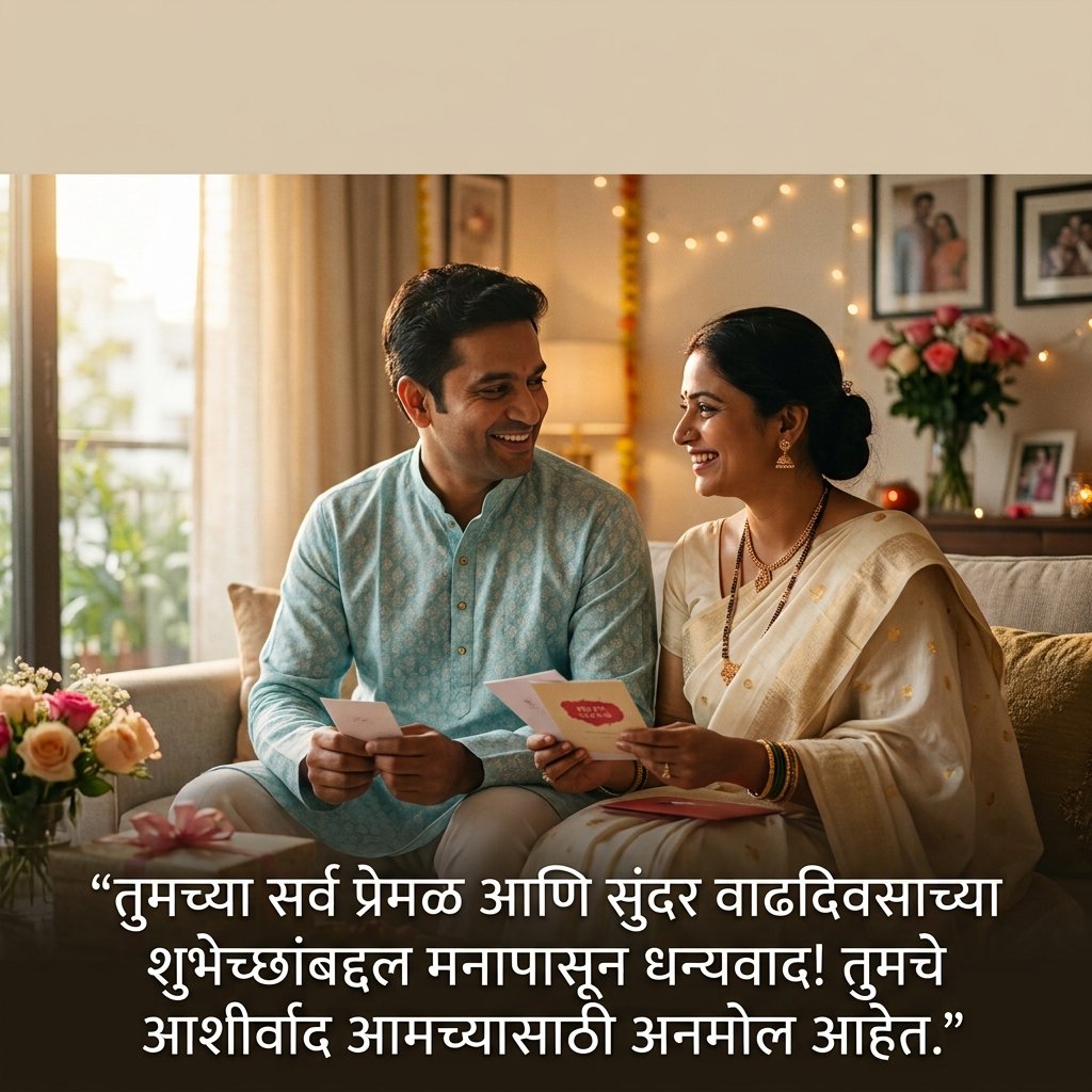 Anniversary Wishes Thanks Message in Marathi