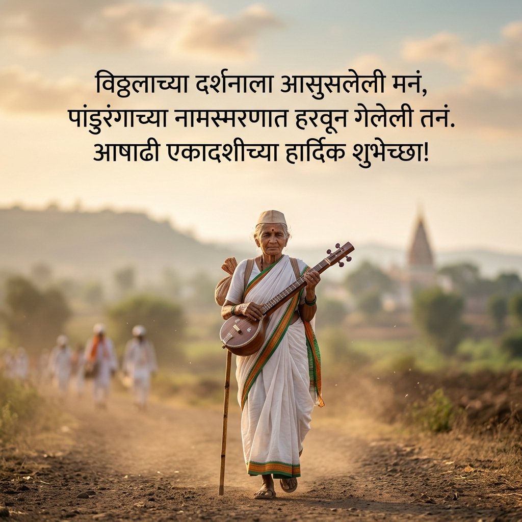 Ashadhi Ekadashi Wishes in Marathi