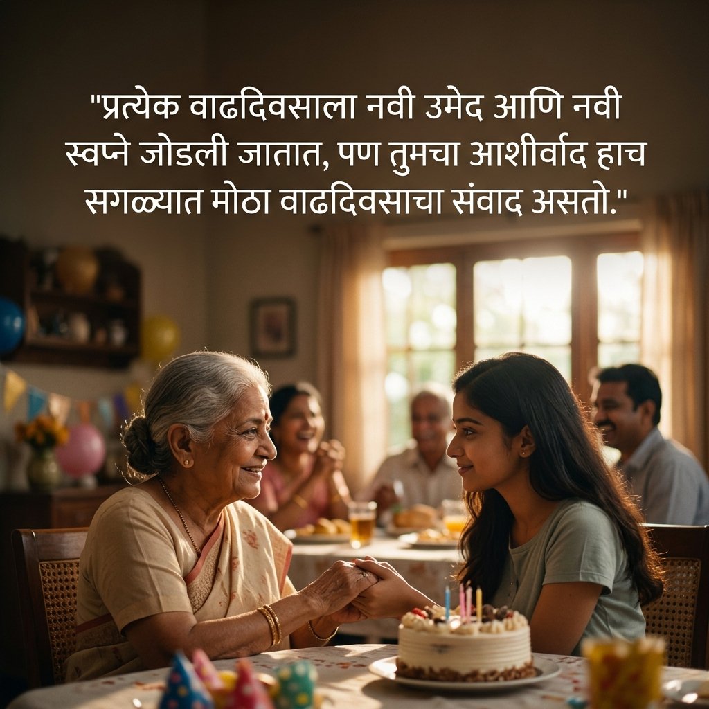 Birthday Dialogue in Marathi 