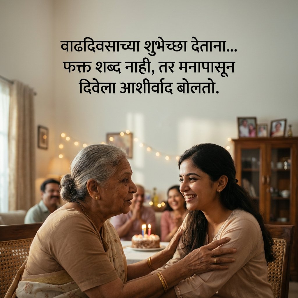 Birthday Dialogue in Marathi 