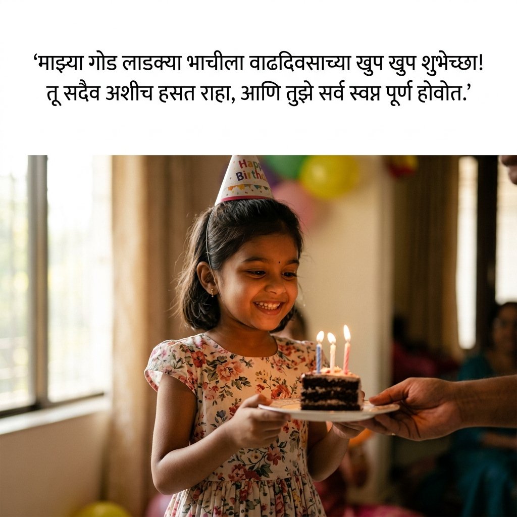 Birthday Wishes for Bhachi in Marathi