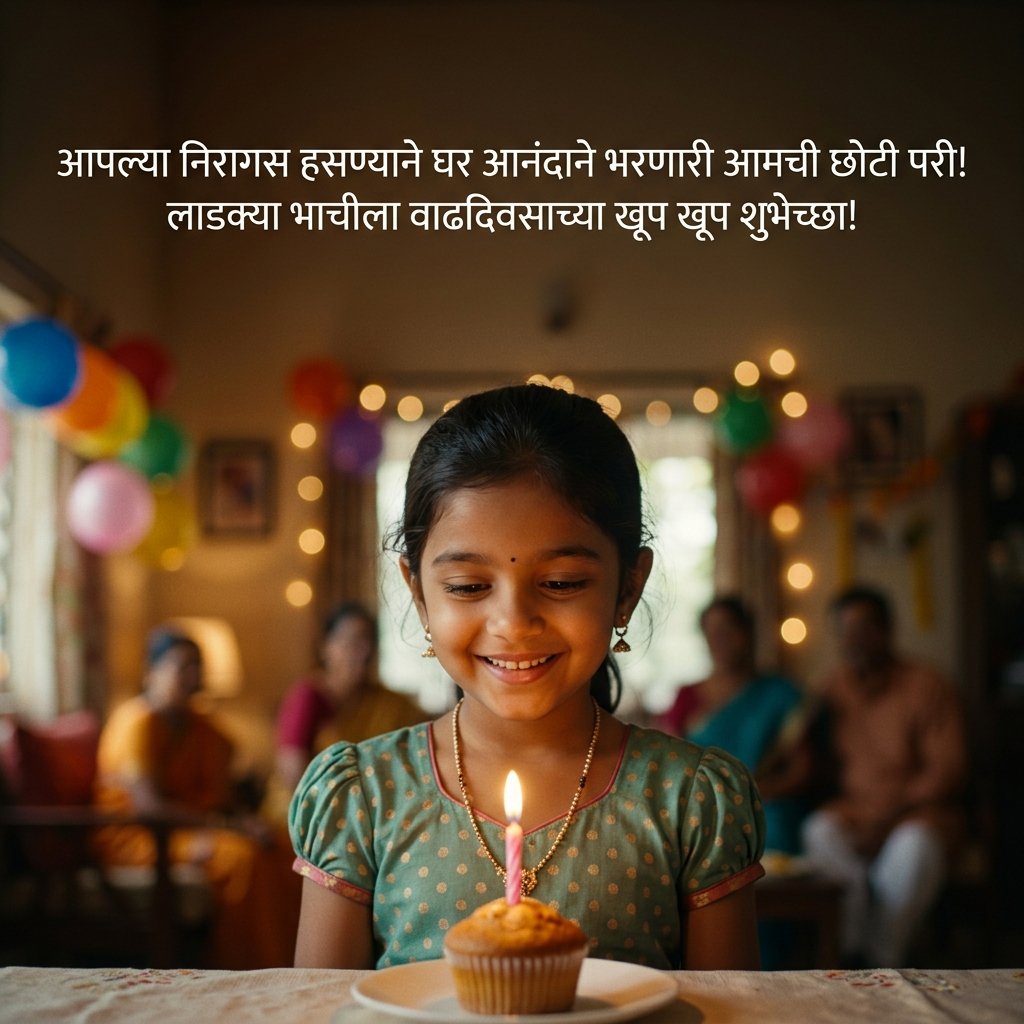 Birthday Wishes for Bhachi in Marathi