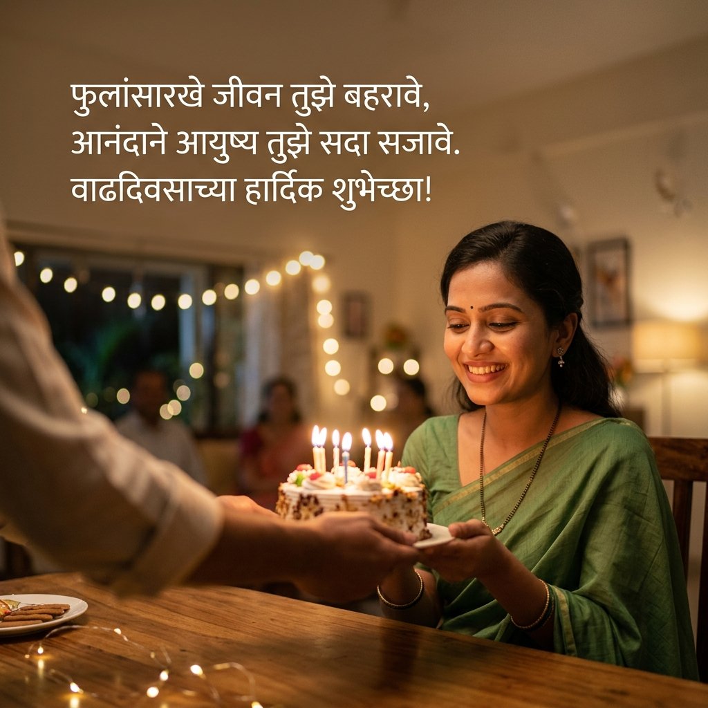 Birthday Greetings in Marathi