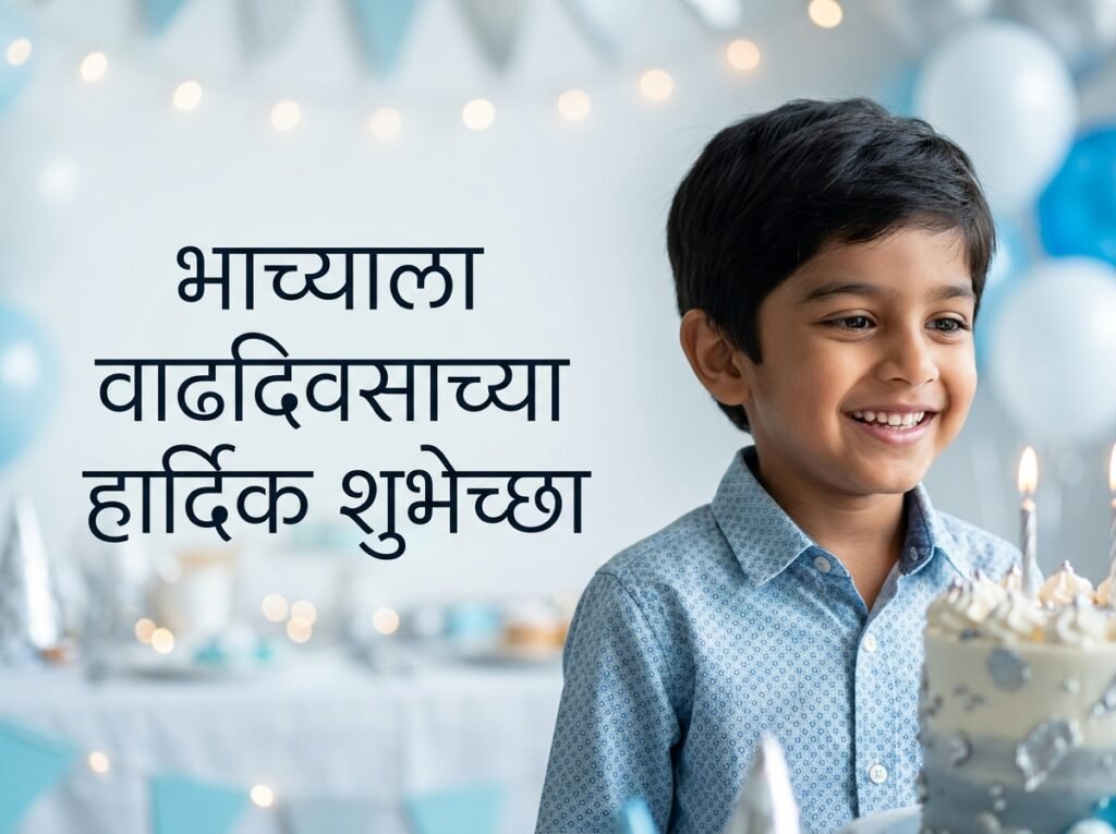 Bhacha Birthday Wishes in Marathi