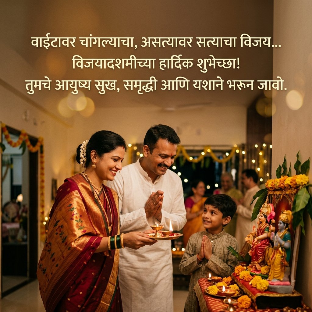 Dussehra Wishes in Marathi