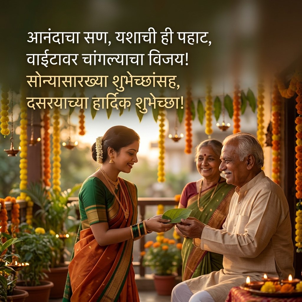 Dussehra Wishes in Marathi