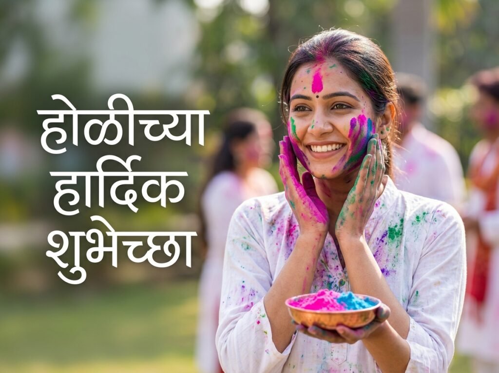 Holi Wishes in Marathi