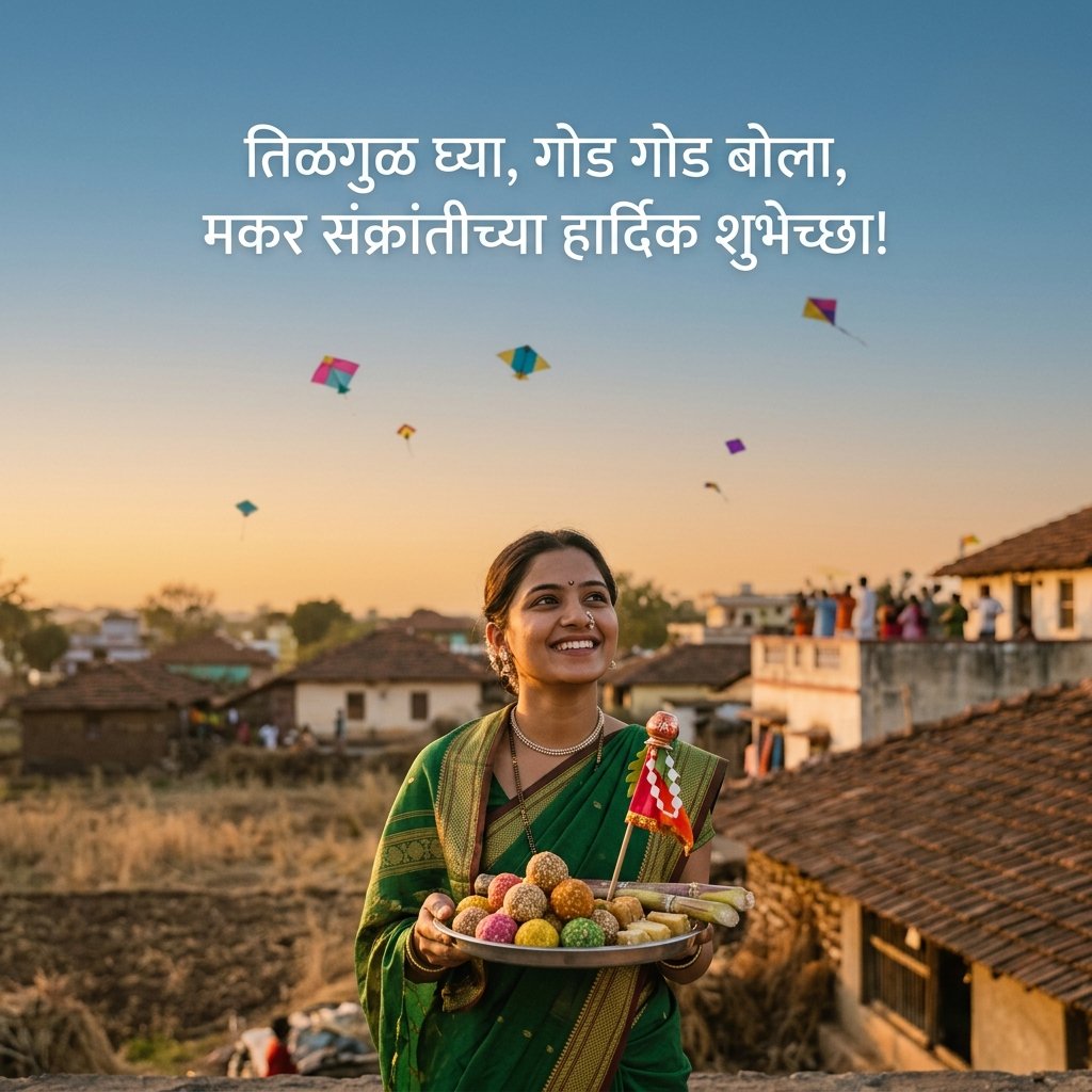 Sankranti Wishes in Marathi