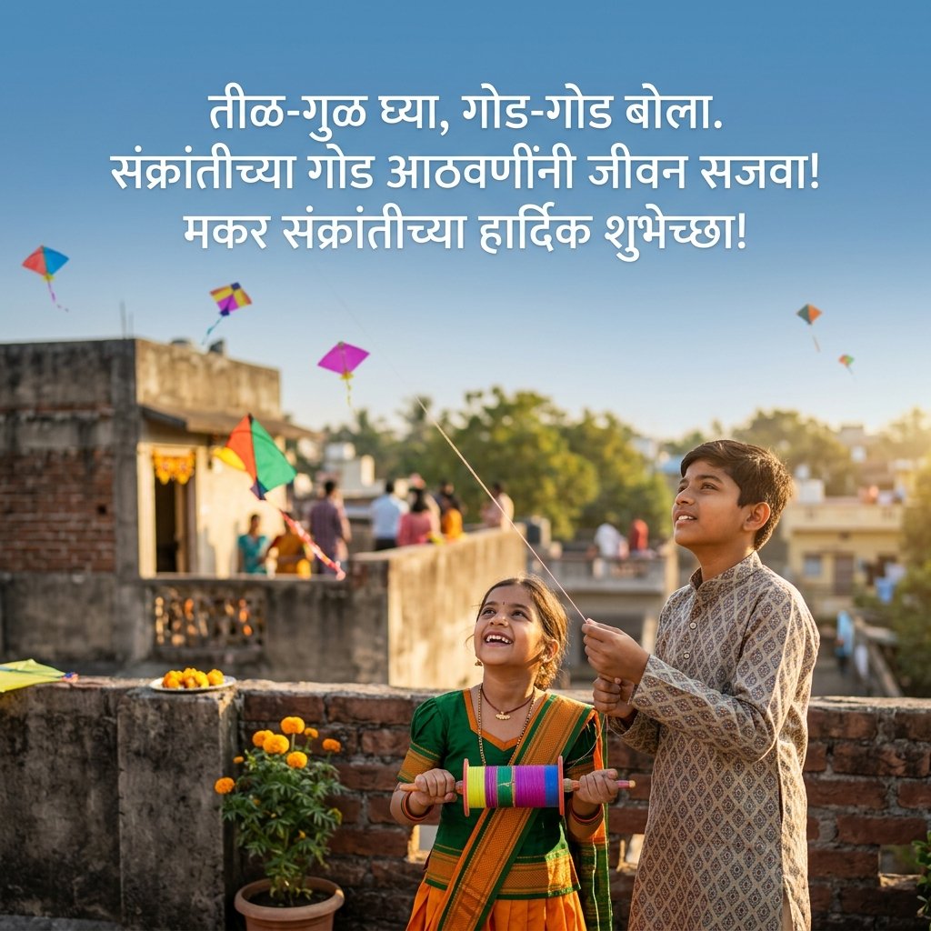 Sankranti Wishes in Marathi