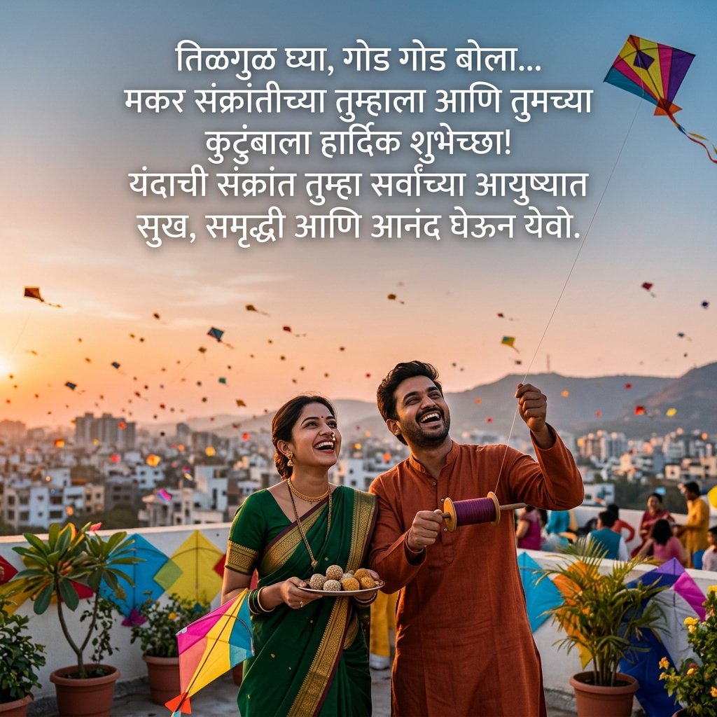 Sankranti Wishes in Marathi