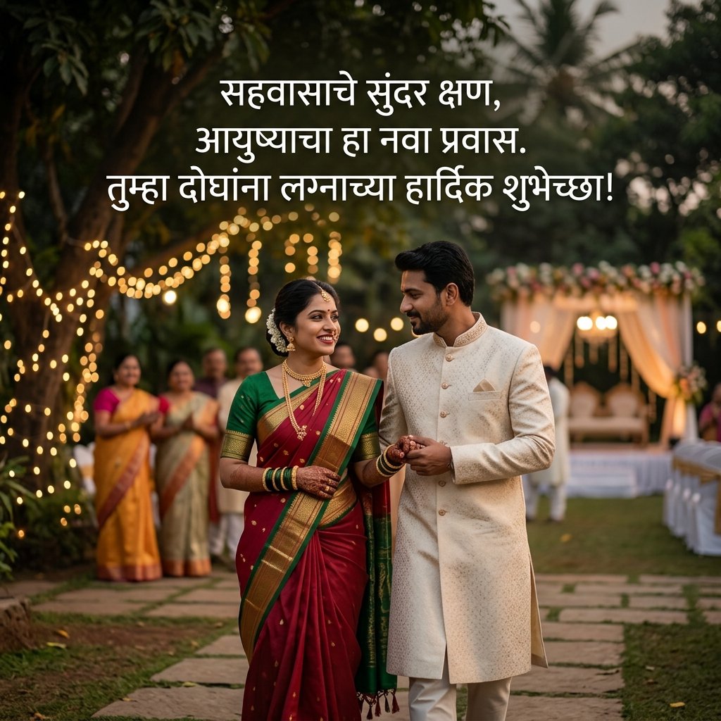 Marriage Wishes in Marathi