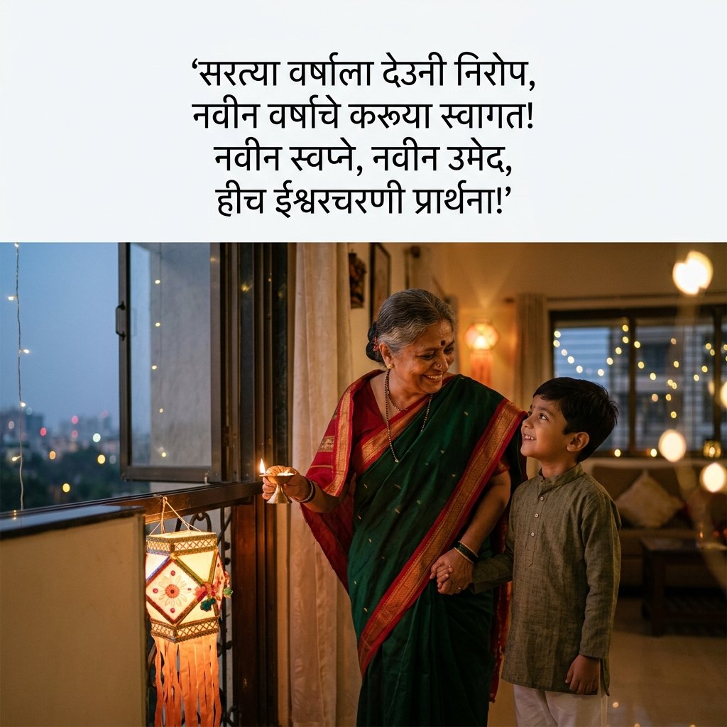 New Year Wishes in Marathi