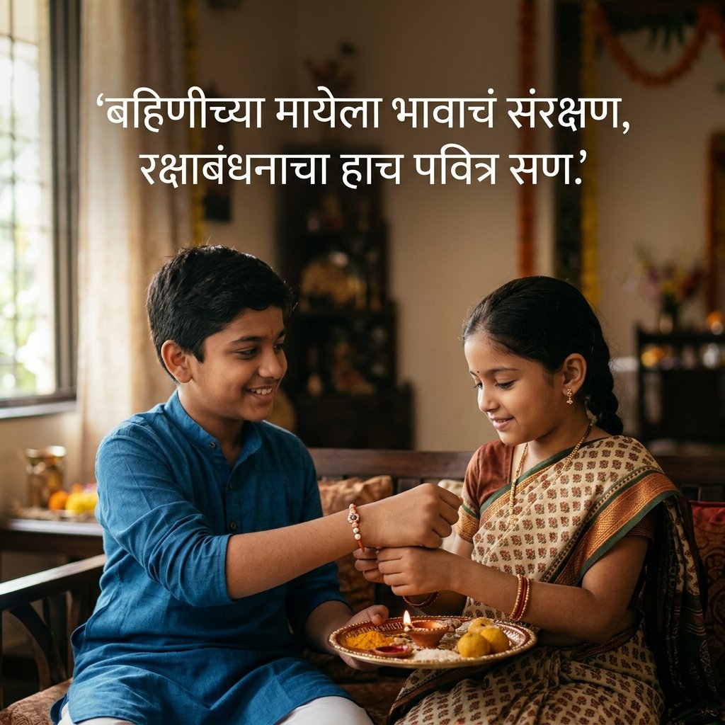 Raksha Bandhan Wishes Marathi