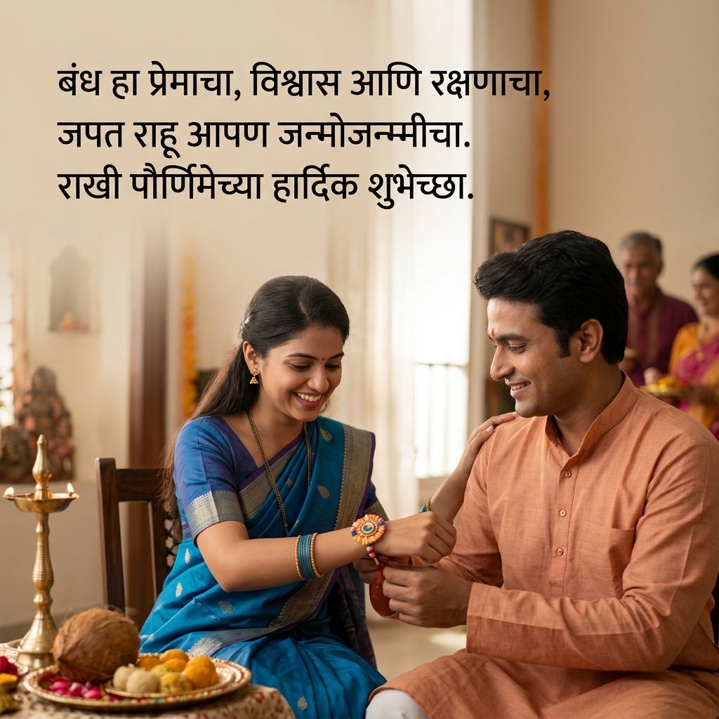 Raksha Bandhan Wishes Marathi