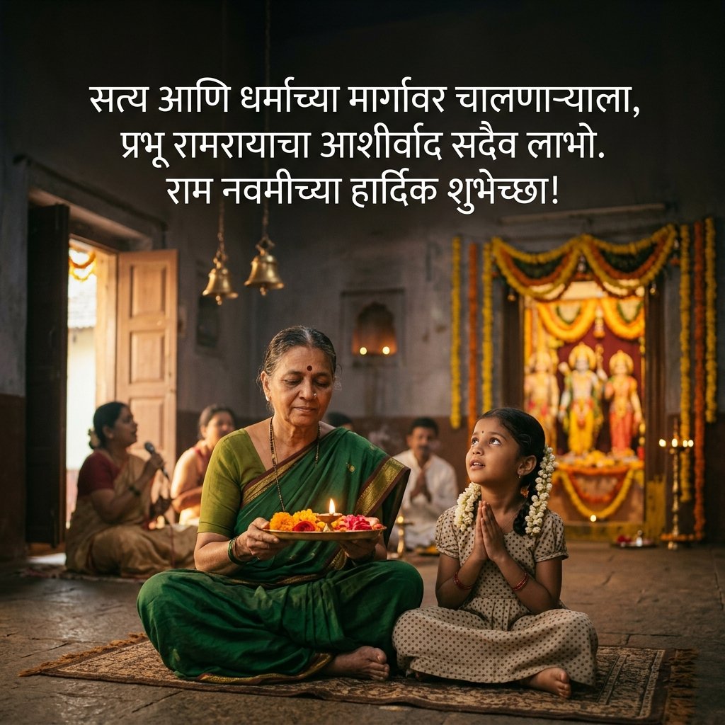 Ram Navami Wishes in Marathi