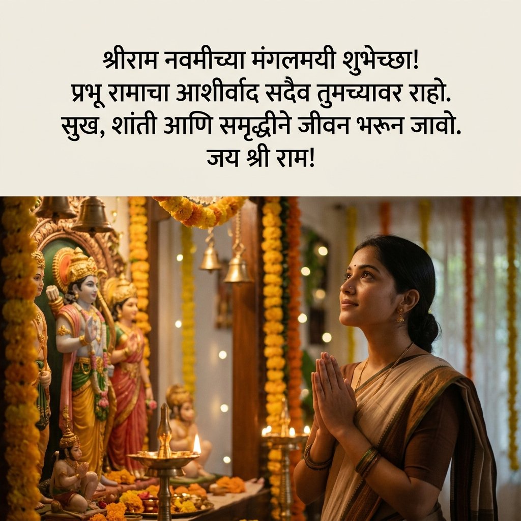 Ram Navami Wishes in Marathi