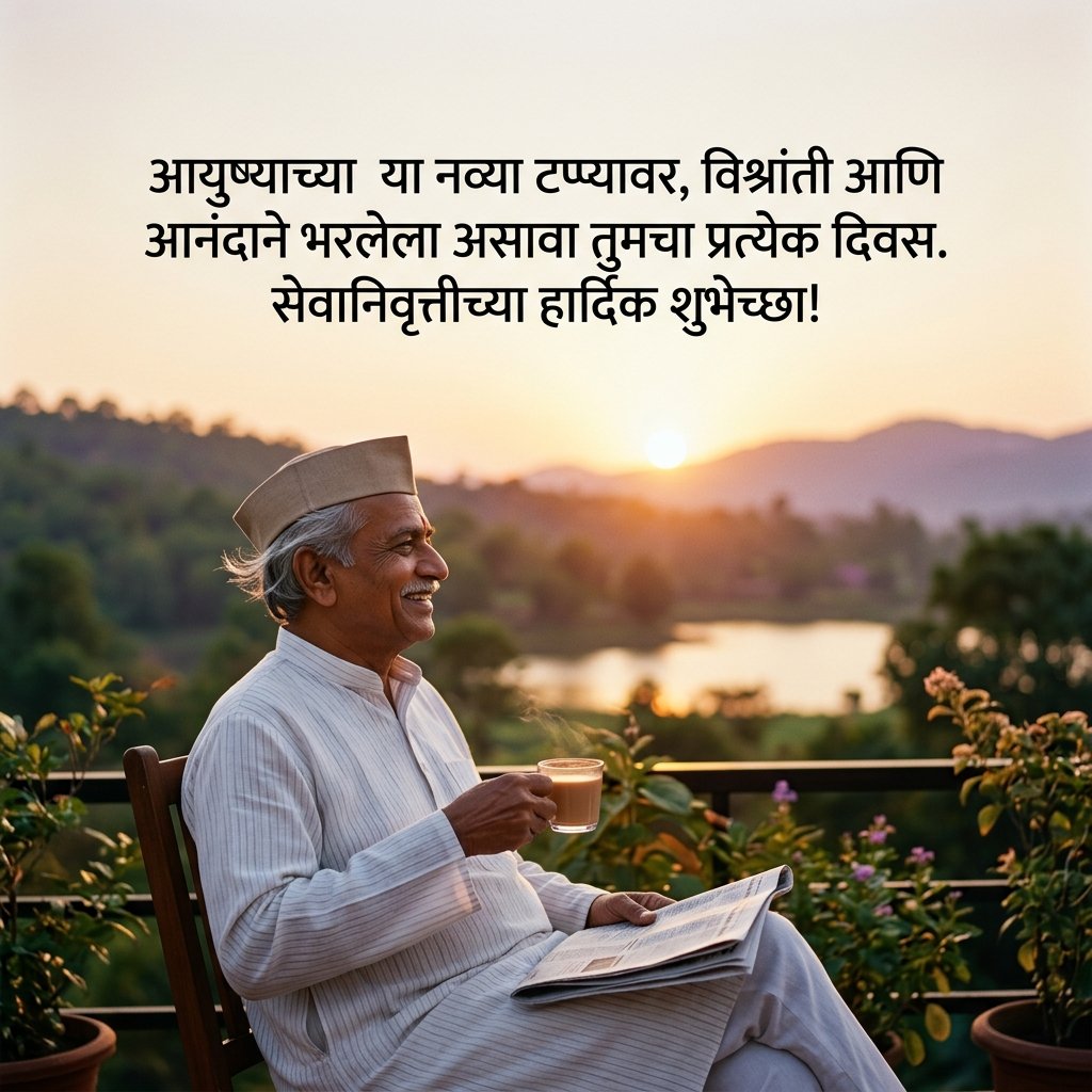 Retirement Wishes in Marathi