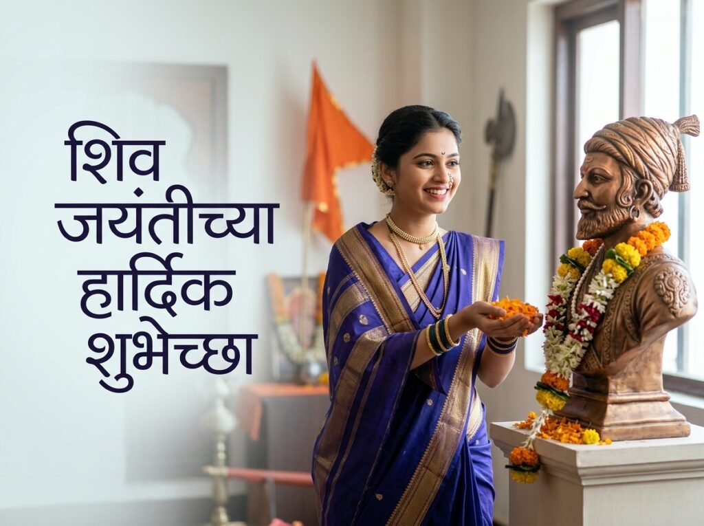 Shivaji Jayanti Wishes in Marathi